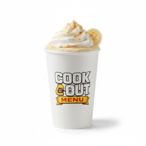 Banana Pudding Shake Cookout menu